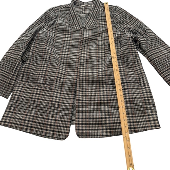 Soft Surroundings St. James Plaid Open Front Jacket Blazer Size 1X - Picture 11 of 13